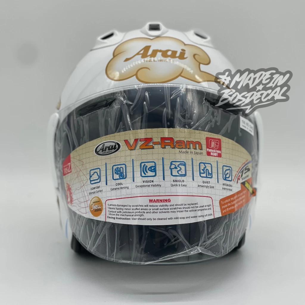 STIKER & WATER DECAL HELM MOTIF ARAI KOI