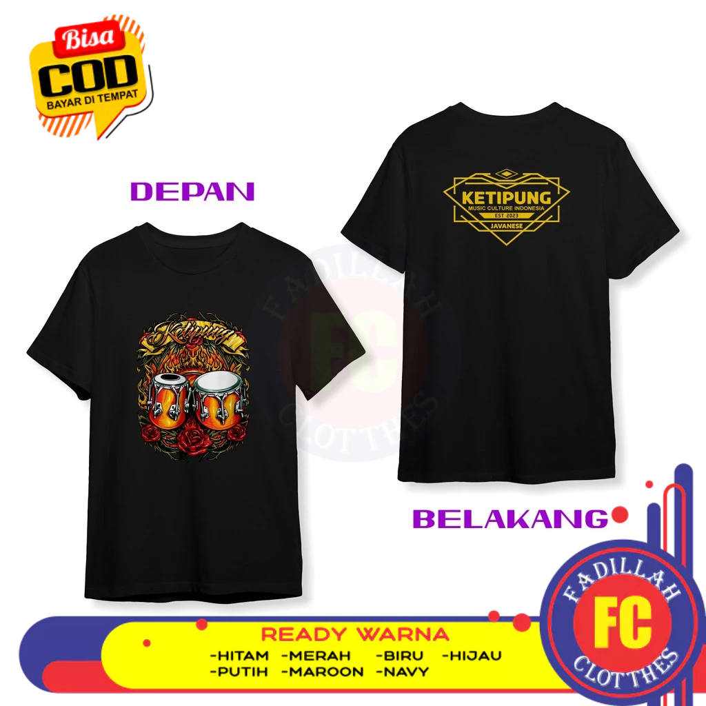 Baju Kaos Ketipung Seniman Kendang Dangdut Koplo Dangduters DB Kaos Distro