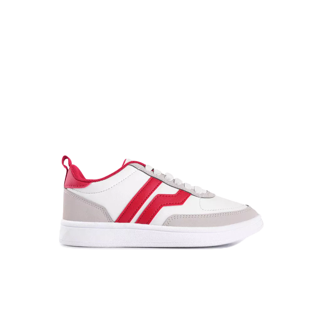 PIERO DERBY BIG LOGO JR-GREY/RED/WHITE PIE210000059