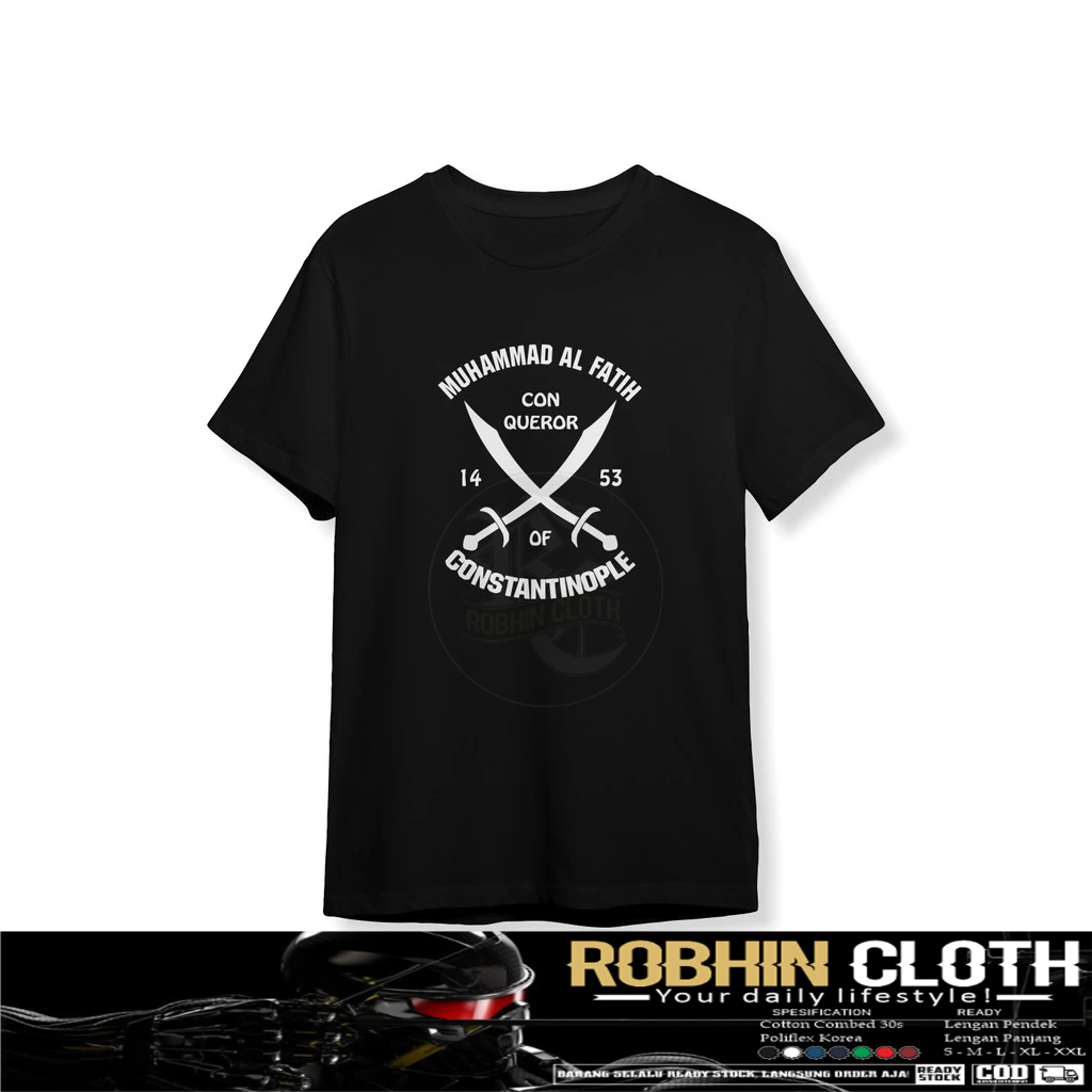 Kaos Baju Muhammad Al Fatih Baju Dakwah