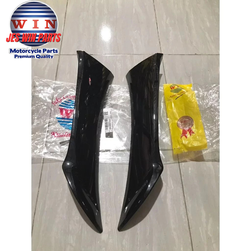 Tebeng Depan KANAN KIRI Supra X 125 2004 2005 2006 HitamV Original WIN / LEGSHIELD LUAR KANAN KIRI S