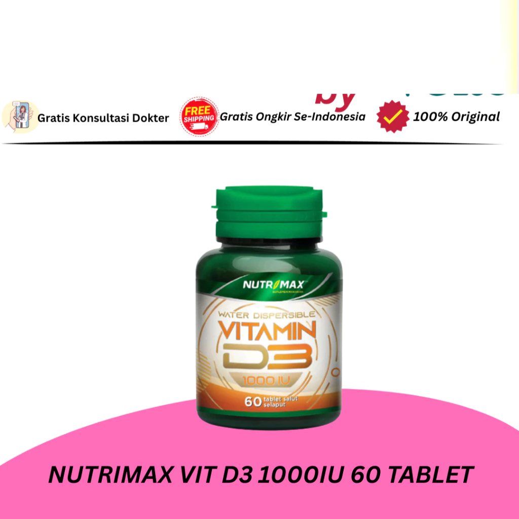 NUTRIMAX VIT D3 1000IU 60 TABLET