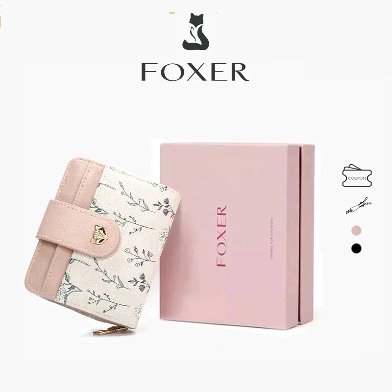 FOXER Dompet Wanita dompet Wanita Kecil Aesthetic Dompet Kartu