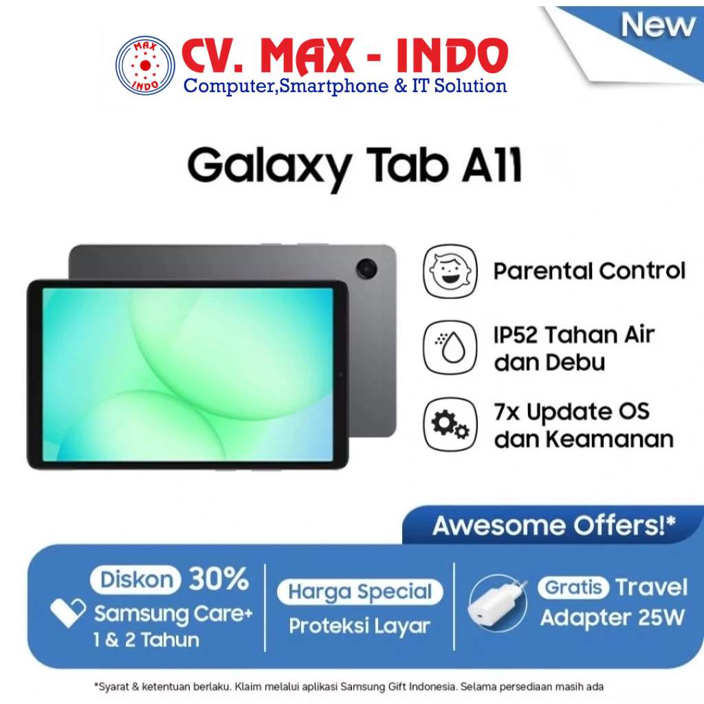 SAMSUNG TABLET GALAXY TAB A11 4GB/64GB (SM-X135G)