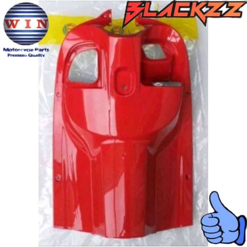 Legshield Dalam Besar SCOOPY FI 2017 2018 2019 2020 MERAH GLOSSY Original WIN / Legsil Legshield dal