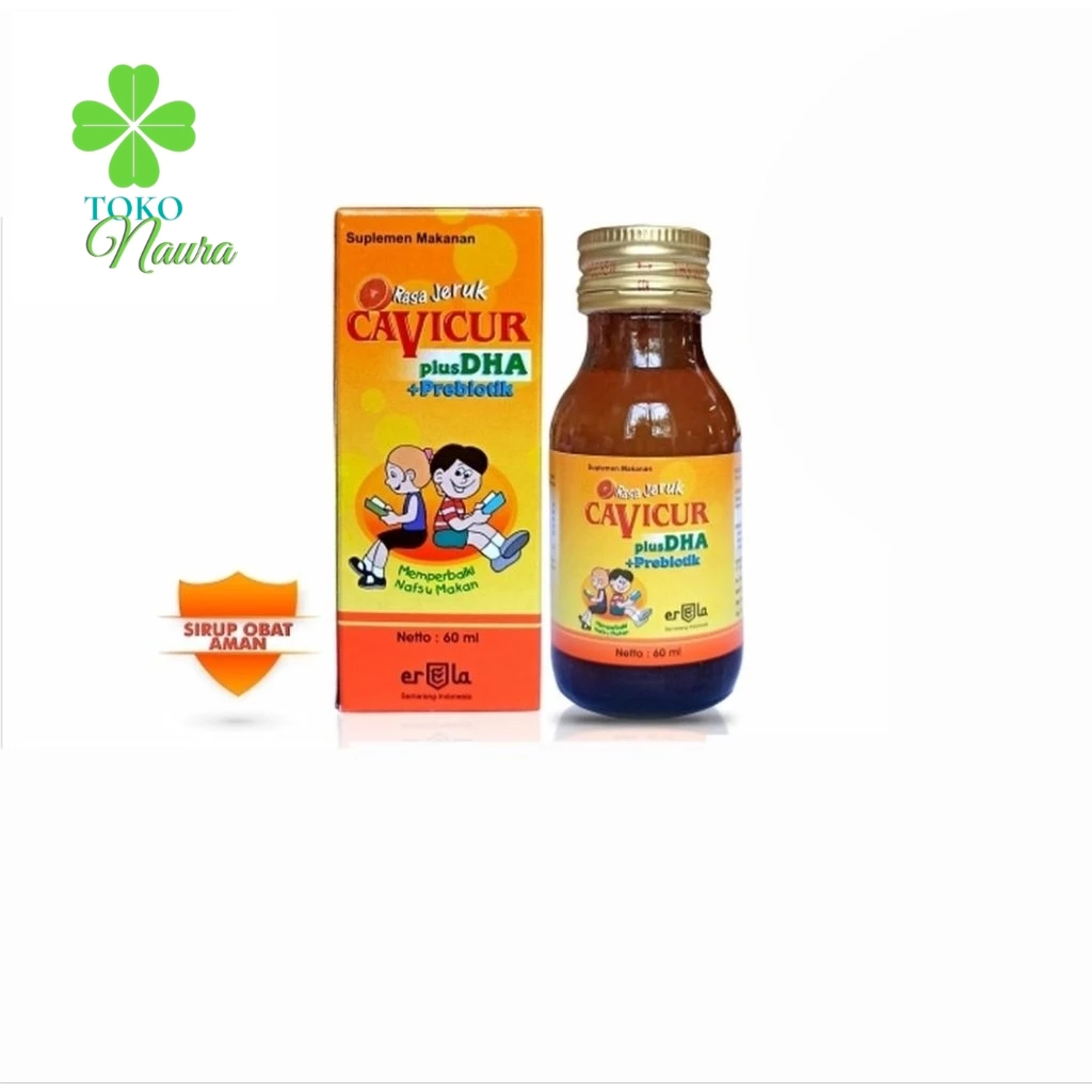 CAVICUR DHA SIRUP Vitamin Otak Anak