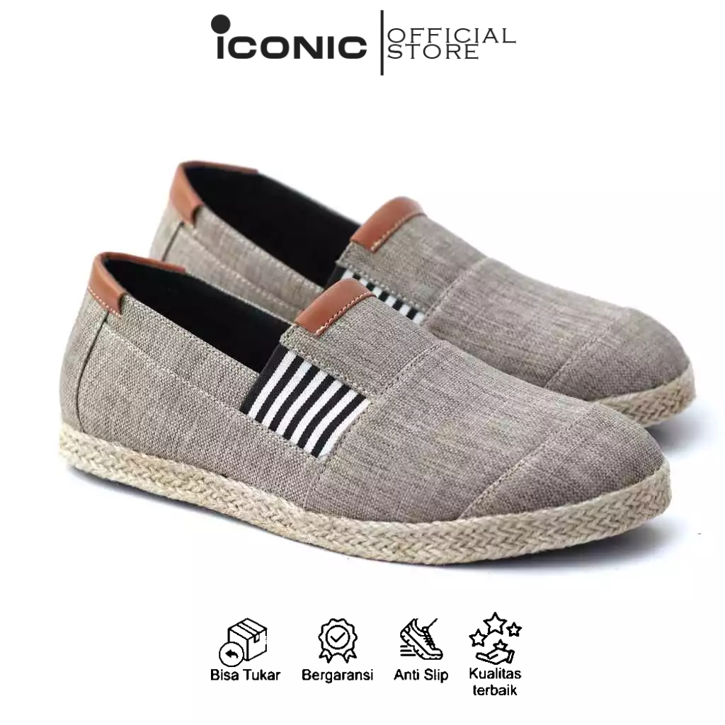 ICONIC - Sepatu Slip On Casual Pria 39-44