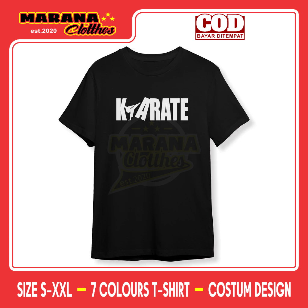 Kaos Karate Fighter Baju Sport