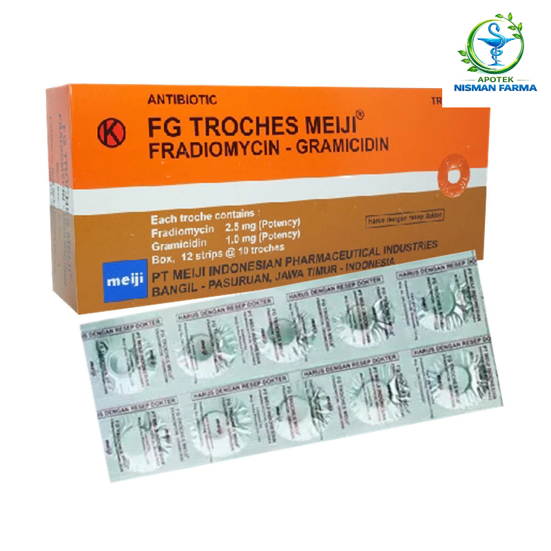 FG TROCHES MEIJI 1 STRIP @ 10 TABLET HISAP