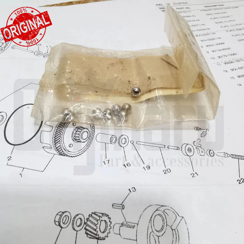 PELOR GOTRI STUT KOPLING RX KING RXS RXKINH RXKING ORIGINAL YAMAHA GENUINE PART 93503-16003 3KA-WE05