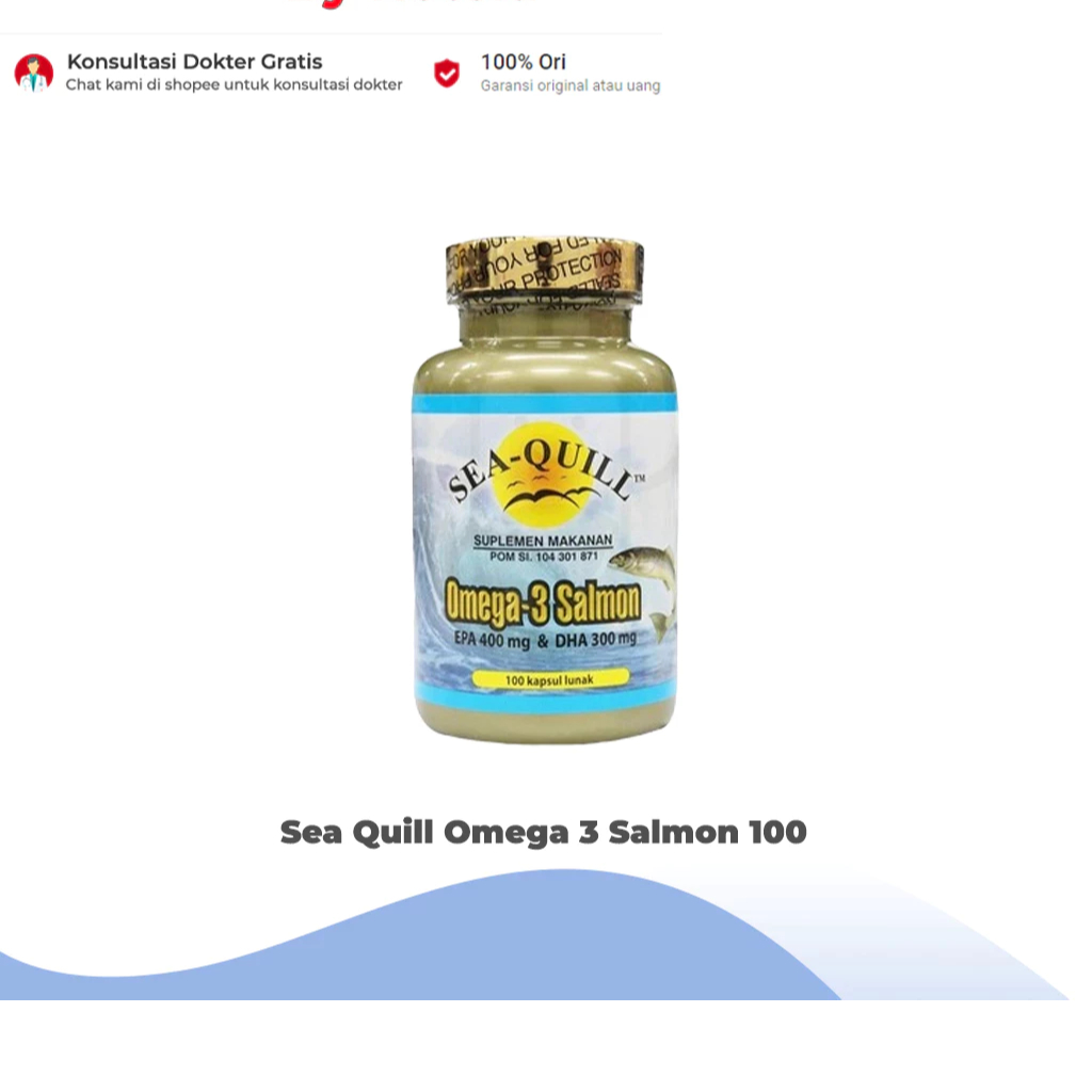 Sea Quill Omega 3 Salmon 100