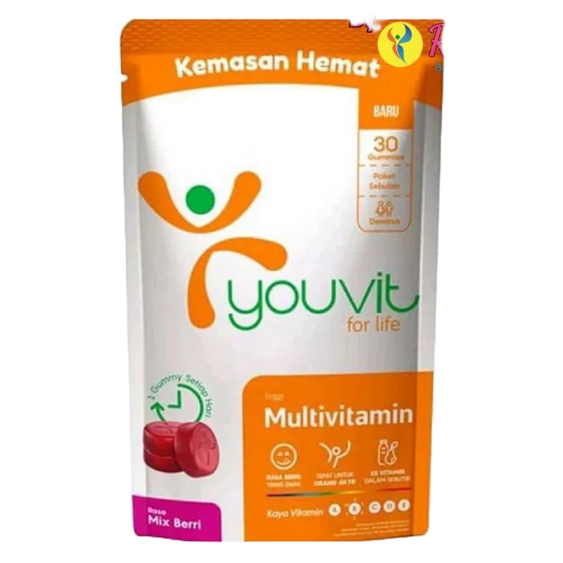 YOUVIT MULTIVITAMIN DEWASA 30`