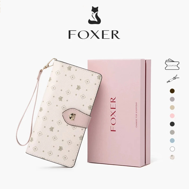 FOXER Dompet Wanita Dompet Panjang Dompet Serbaguna