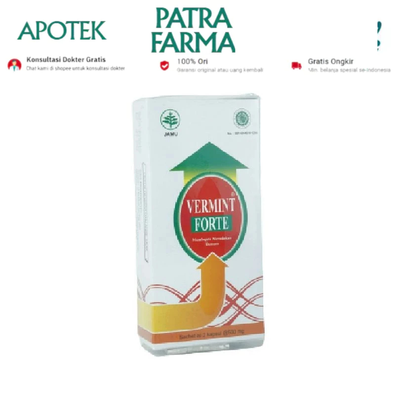 VERMINT FORTE 30KAPSUL @ 500MG/ DAYA TAHAN TUBUH