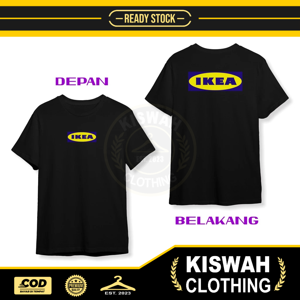 Kaos Tshirt IKEA 2 DB Baju Perusahaan