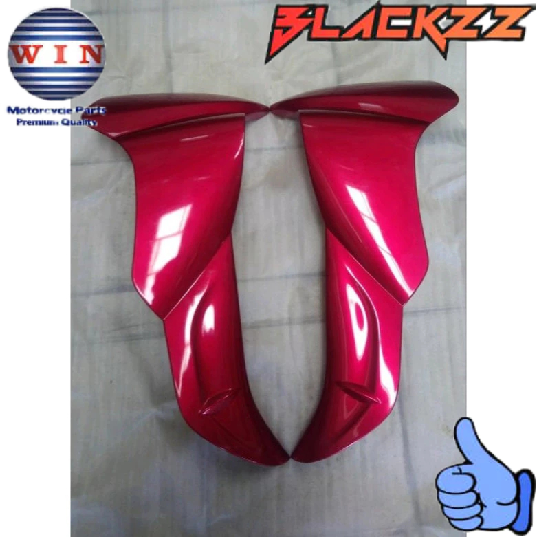 Legshield Luar KANAN KIRI Jupiter Z Lama 2003 2004 2005 - Jupiter Z Burhan MERAH MAROON 2006 2007 20