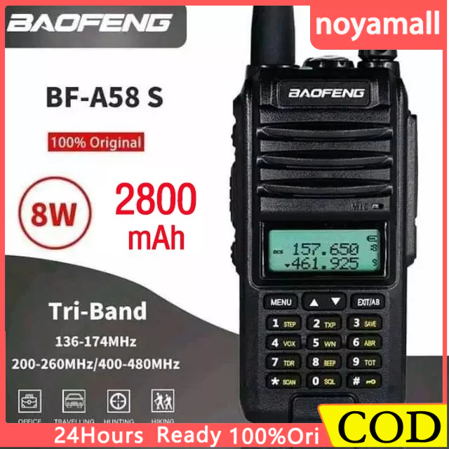[100%Ori] HT Baofeng A58S Walkie Talkie Dual Band UHF/VHF 280[100%Ori] HT Baofeng A58S Walkie Talkie