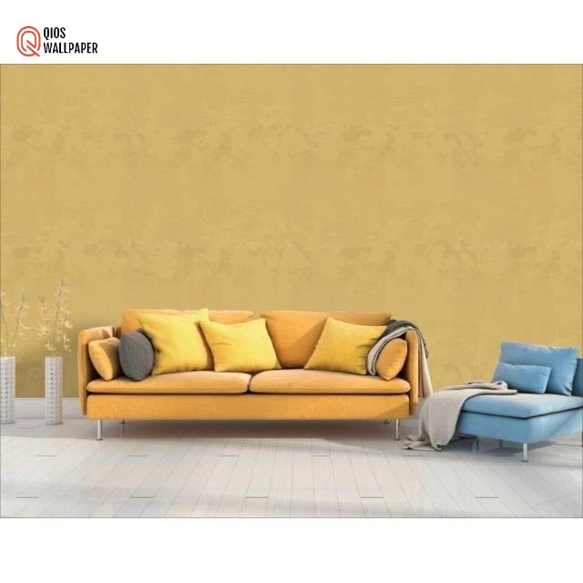 WALLPAPER DINDING MURAH ELEGANT POLOS PUTIH CREAM MINIMALIS 10 METER