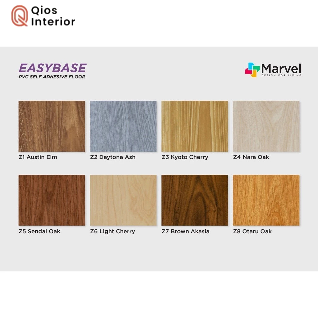 Vinyl Sticker 2mm Marvel LVT Easy / Lantai Kayu Vinyl / Stiker Vinyl