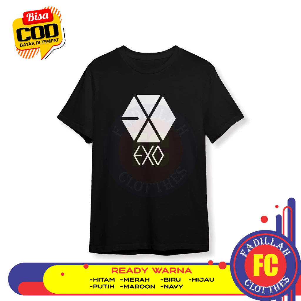 Baju Kaos EXO Logo Kaos Distro