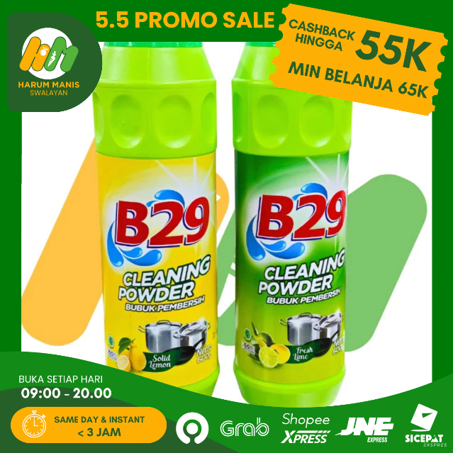 B-29 CLEANING POWDER BUBUK PEMBERSIH 600GR / ABU GOSOK