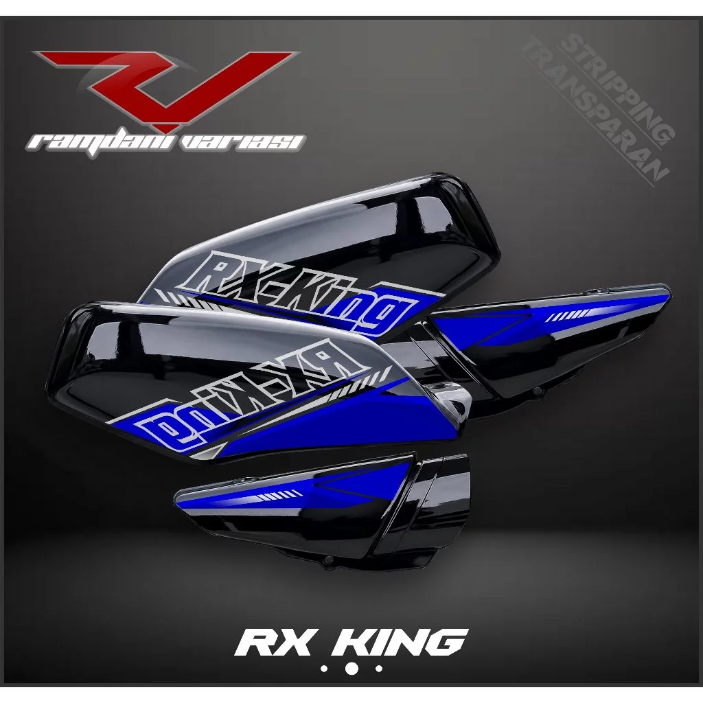 STRIPING RX KING TRANSPARAN/STIKER RX KING VARIASI/RX KING