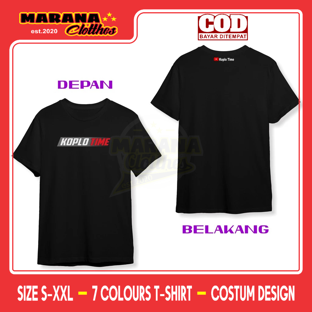 Kaos Koplo Time DB Kaos Distro