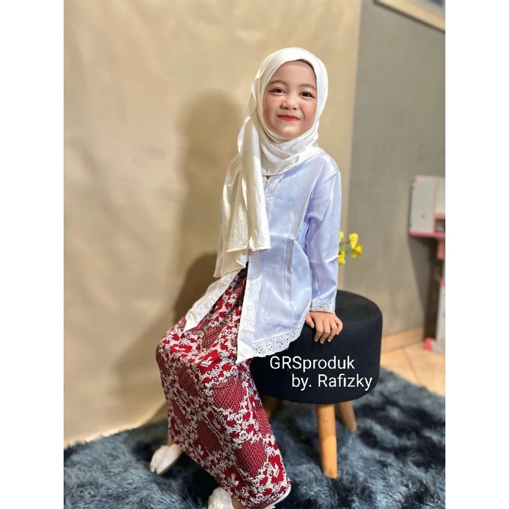 kebaya anak sd Smp sekolah kartini  perempuan / baju adat tradisional  premium