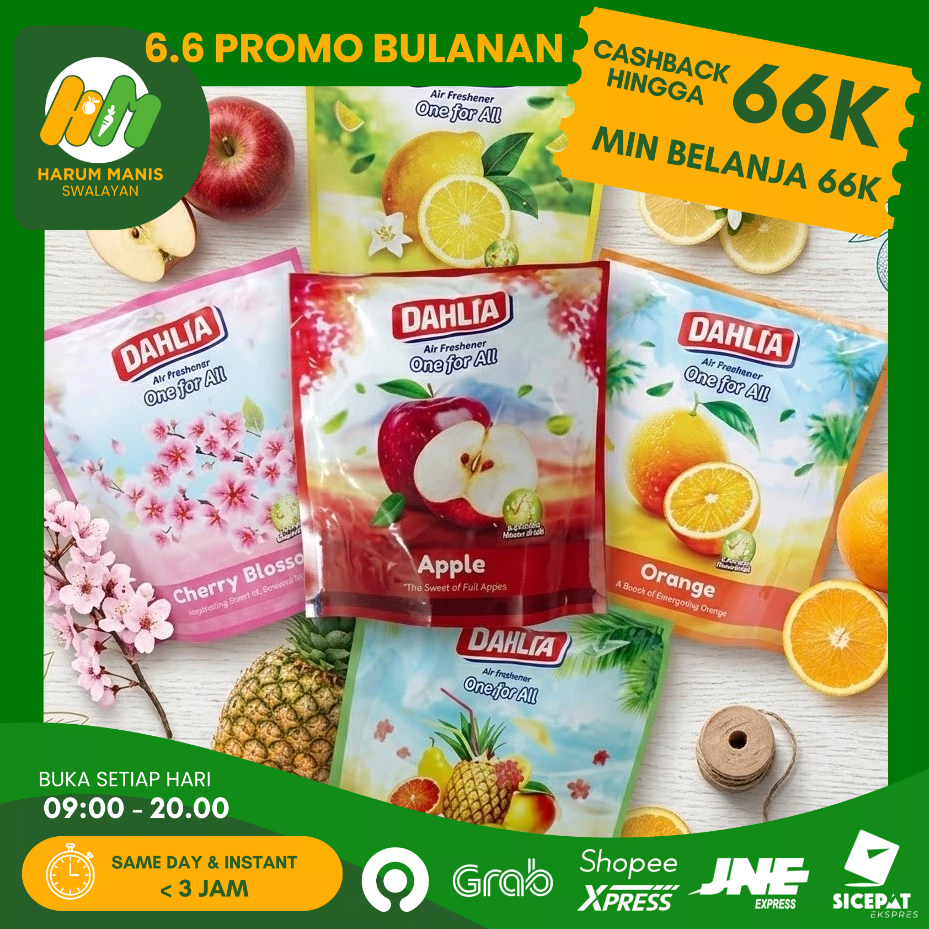DAHLIA PENGHARUM RUANGAN / PENGHARUM RUANGAN GANTUNG DAHLIA / DAHLIA AIR FRESHENER