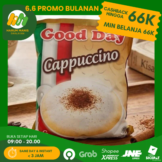 GOOD DAY CAPPUCCINO 30X25GR / GOOD DAY CAPPUCCINO / MINUMAN CAPPUCCINO
