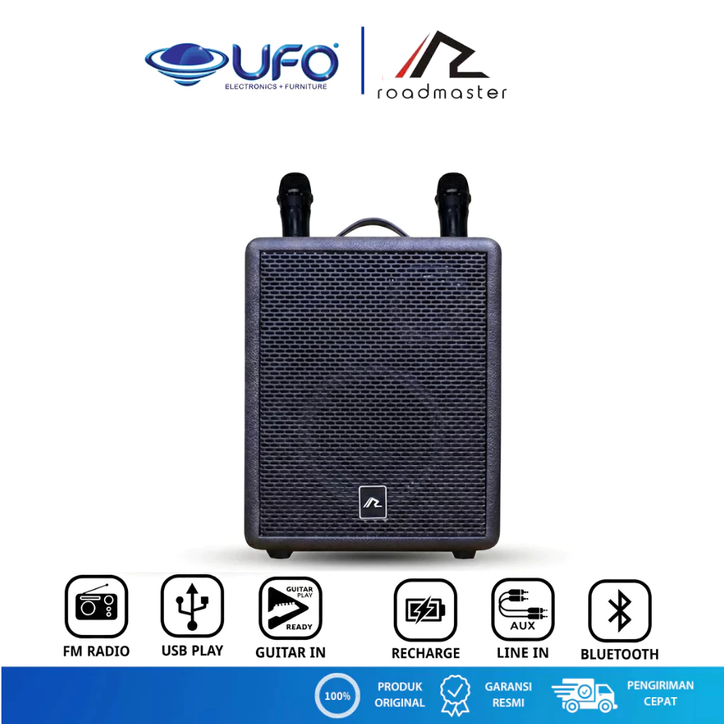 Roadmaster Speaker Aktif PA-61 | PA-81  2 Mic Wireless