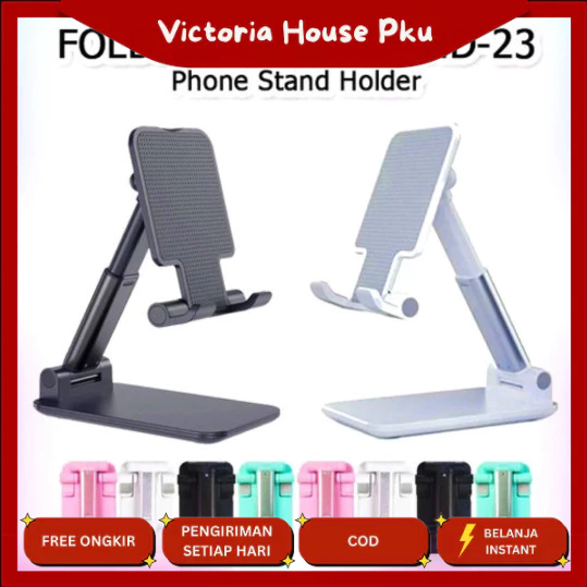 VHP - Folding Desktop L305 Stand Lipat Adjustable For Handphone Android iPhone