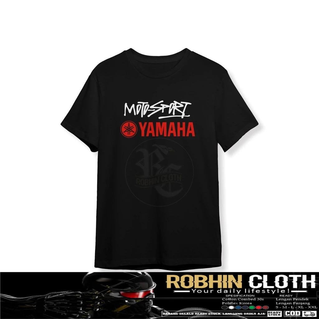 Kaos Baju Moto Sport Yamaha Baju Otomotif