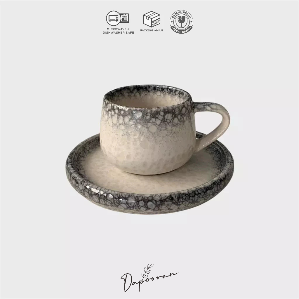 Anari Espresso Cup Saucer / 125mL Cup Keramik