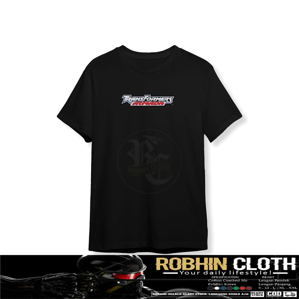 Kaos Baju Transformers Armada Logo Kaos Distro