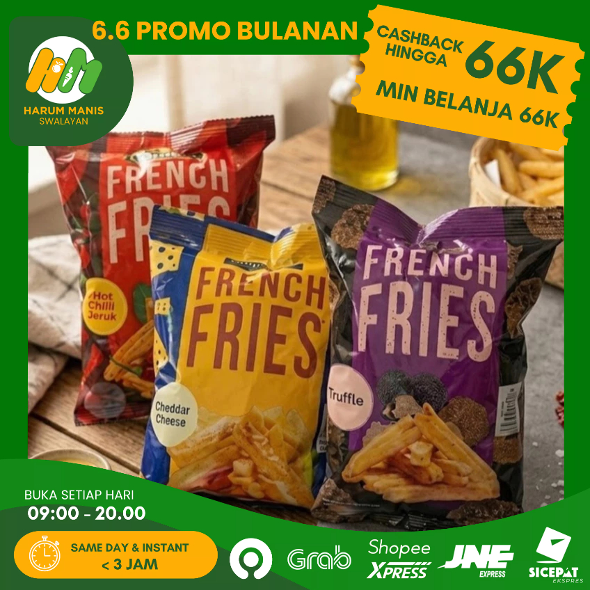 DELICYO FRENCH FRIES 38GR / SNACK KENTANG DELICYO 38GR / CEMILAN SNACK KENTANG 38GR
