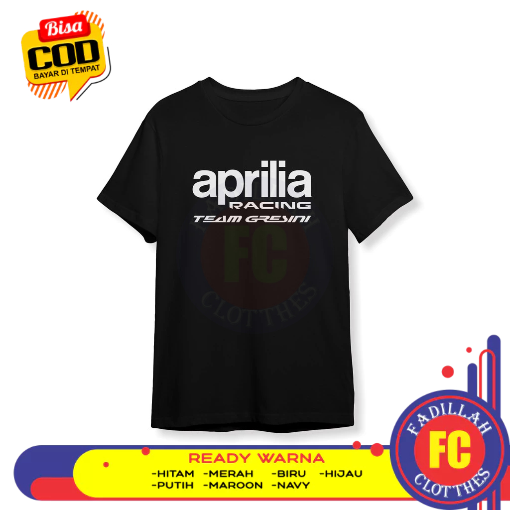 Baju Kaos APRILIA RACING TEAM GRESINI Baju Otomotif