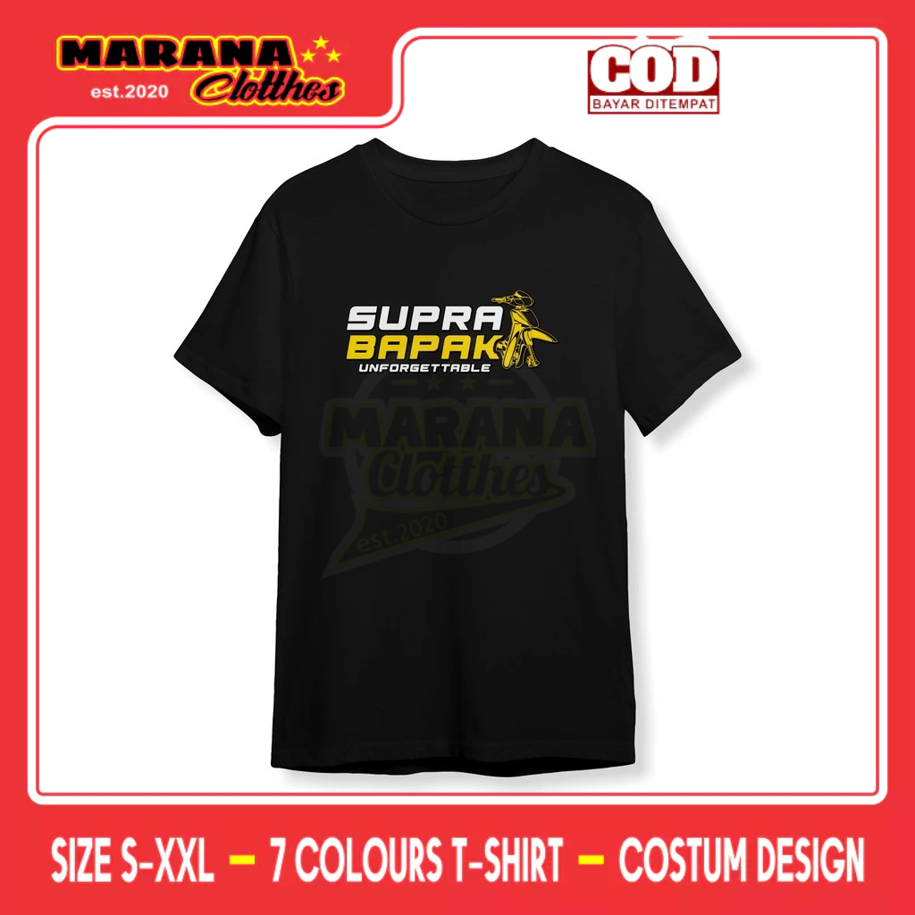 Kaos Supra Bapak Unforgettable Kaos Distro