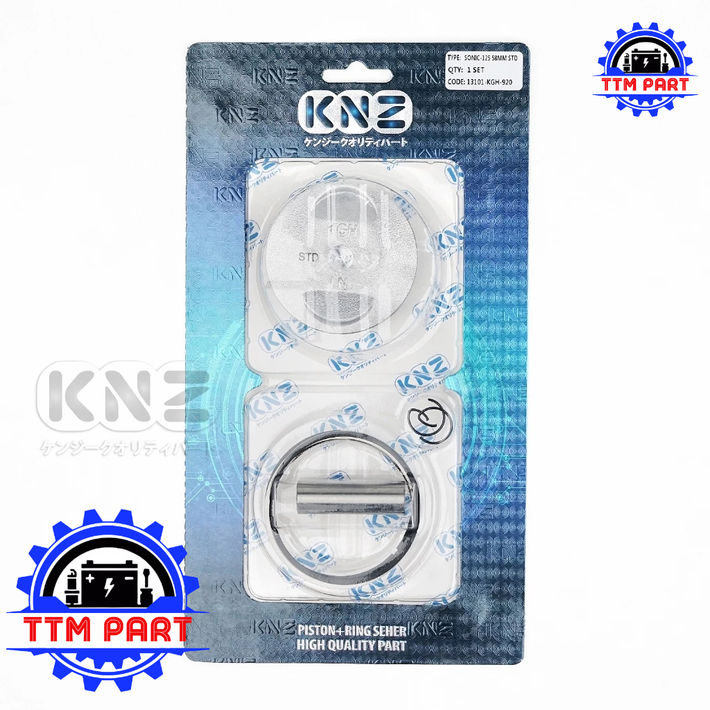 PISTON + RING SEHER KIT SONIC 125 (58MM) (KGH) KNZ