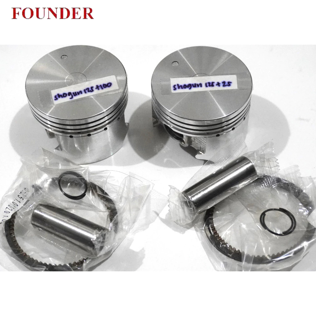 PISTON KIT SEHER SET SHOGUN 125 1.00 & SHOGUN 125 0.25 ORIGINAL BERKUALITAS TINGGI, PISTON KIT SHOGU