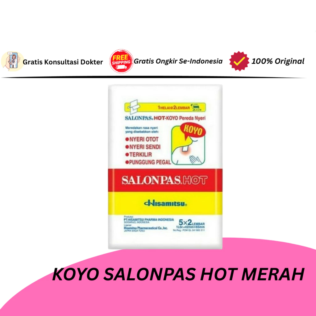 KOYO SALONPAS HOT MERAH