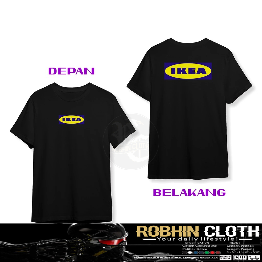 Kaos Baju IKEA 2 DB Baju Perusahaan