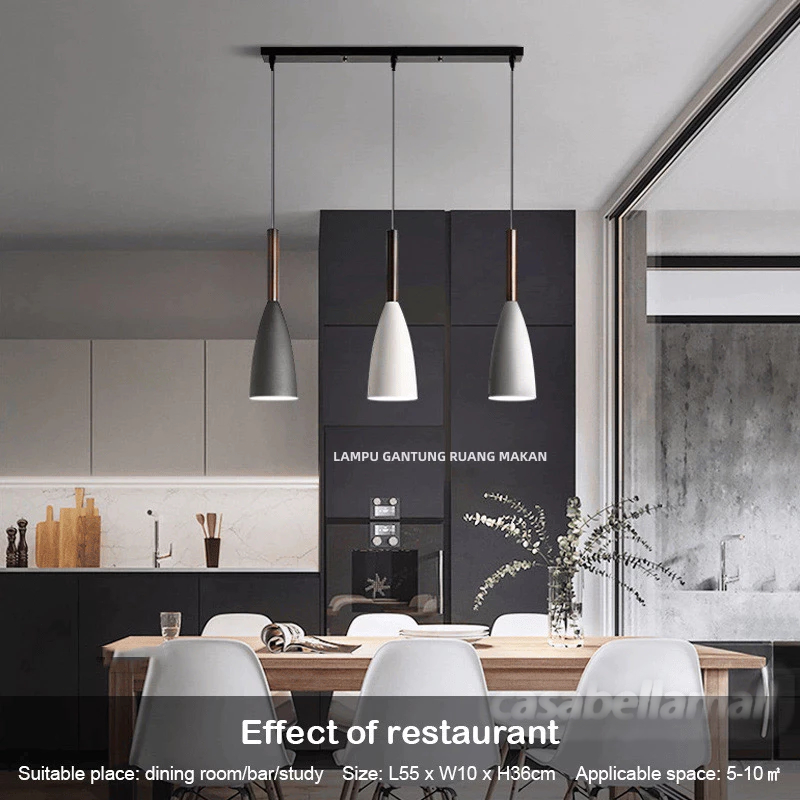Termurah COD Lampu Gantung Minimalis Lampu Alat Dapur Bar Nordic Lampu Hias Cafe Dapur Chandelier/La