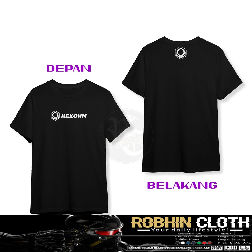 Kaos Baju Hexohm Logo v2 DB Kaos Distro