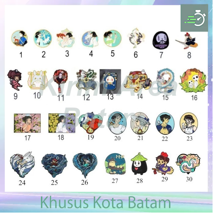 pin besi spirited away mononoke hime howl's moving castle Page 2