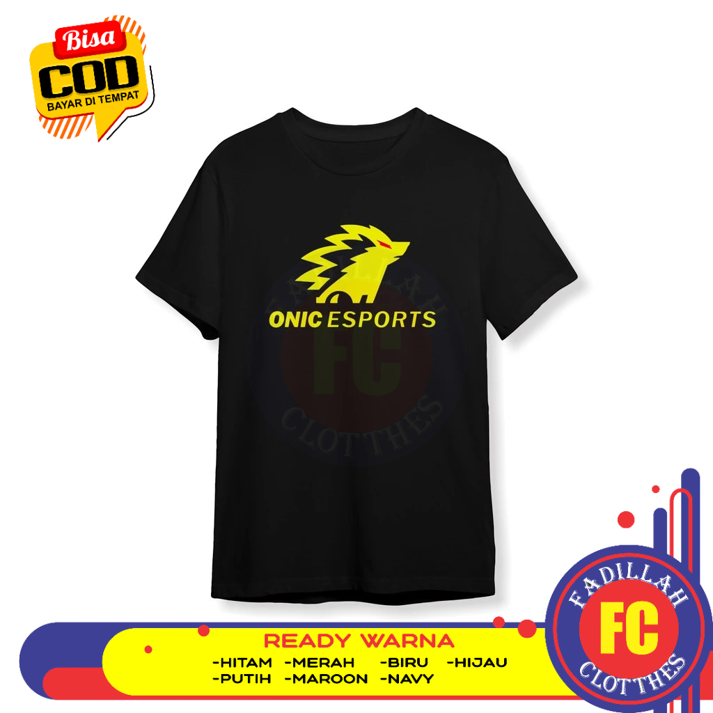 Baju Kaos Onic Esport Logo Baju Game