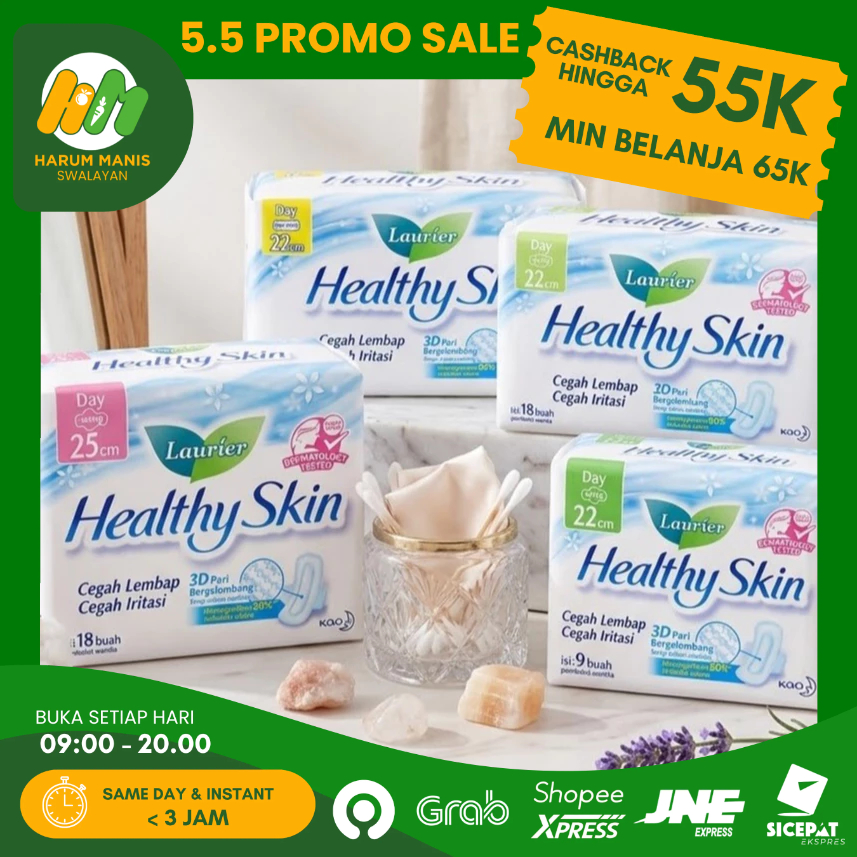 PEMBALUT LAURIER HEALTHY SKIN DAY / PEMBALUT LAURIER / PEMBALUT WING / PEMBALUT NON WING