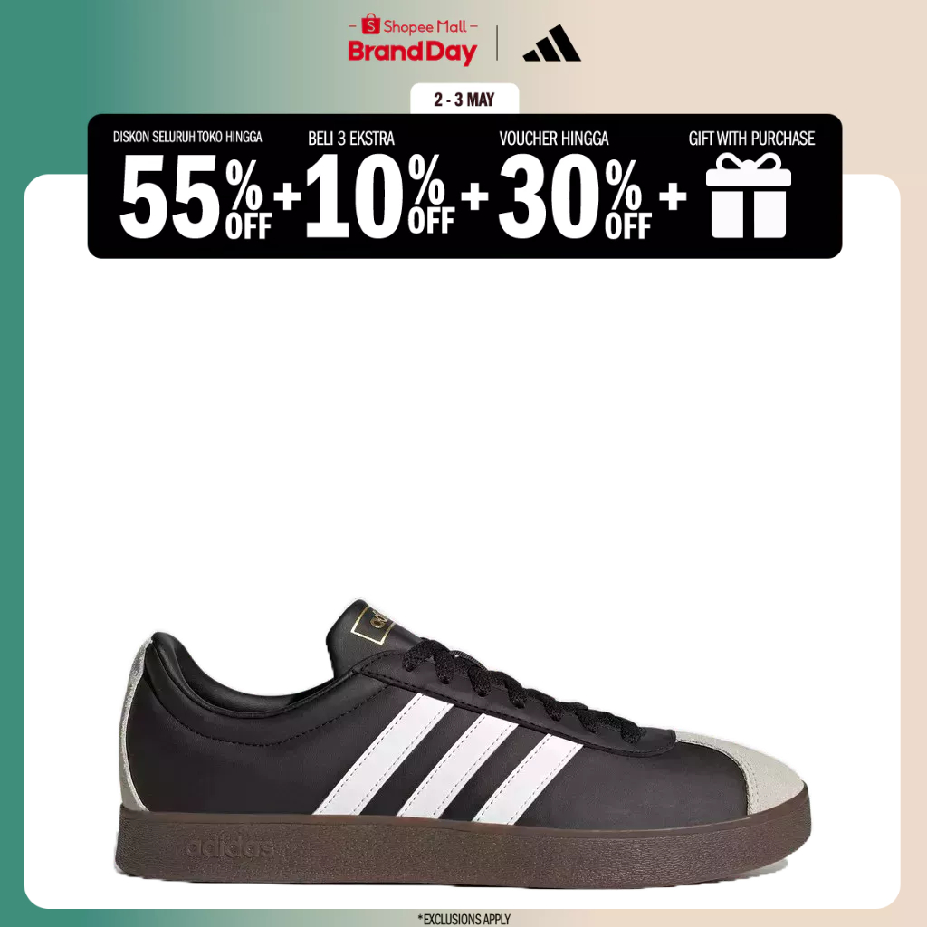 adidas Skateboarding & Lifestyle VL Court 2.0 Shoes Men Black ID6017