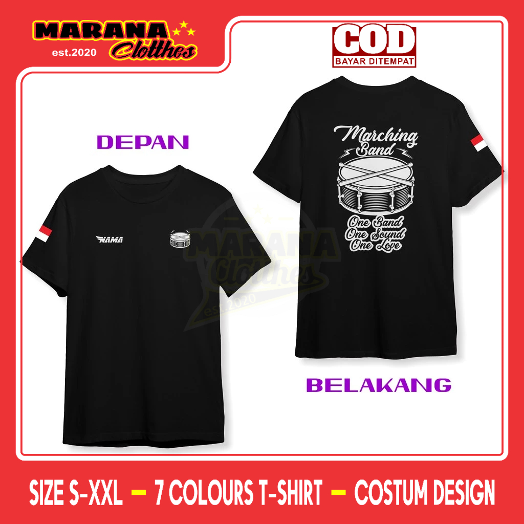 Kaos Marching Band Gratis Nama DB Kaos Distro
