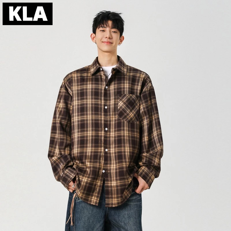 Kemeja Flanel Pria Lengan Panjang Kemeja Oversized Pria Distro Flanel Motif Kotak Terbaru